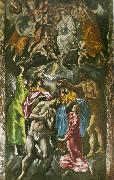 El Greco baptism of christ oil painting artist